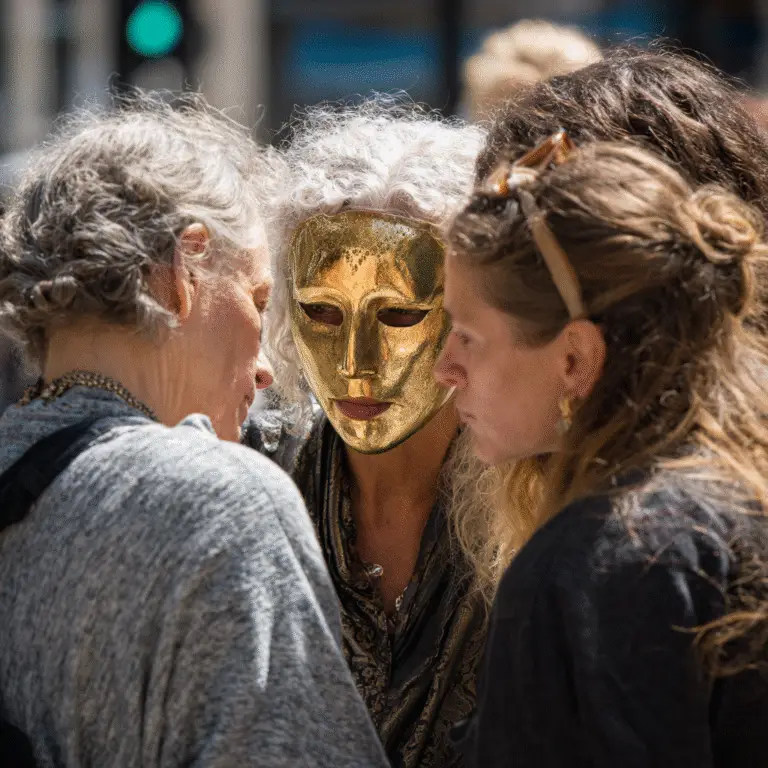 Group of masked women